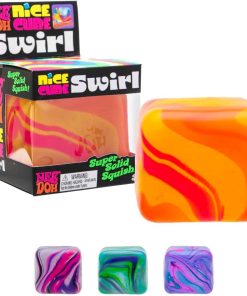 NeeDoh Nice Cube Swirl ?C Solid Squish ?C Assorted